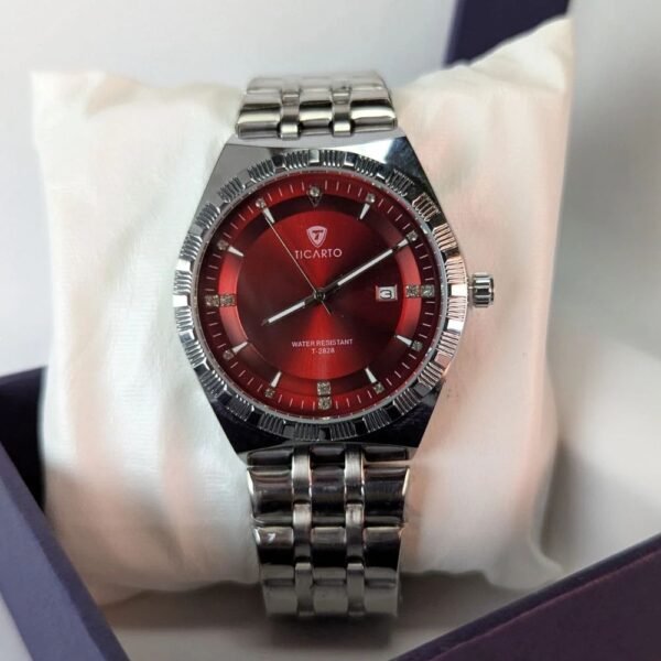 Ticarto Red Dial Men's