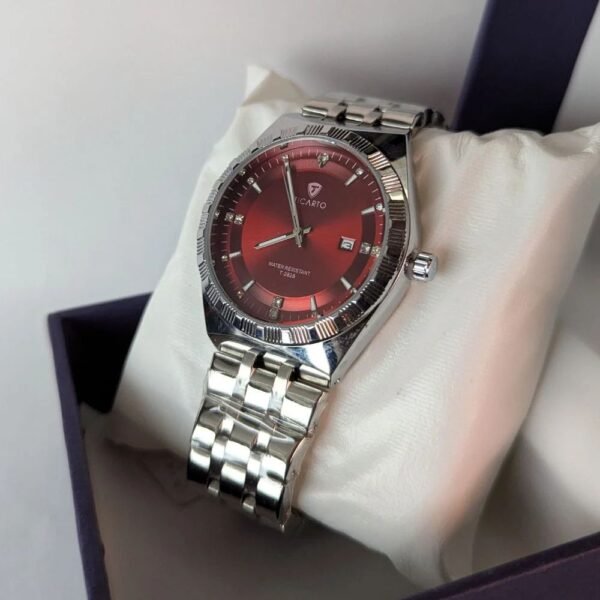 Ticarto Red Dial Men's