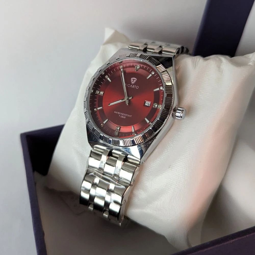 Ticarto Red Dial Men's