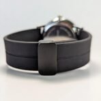 Stylish Men's Analog Wrist Watch with Green Dial & Black Strap - Image 3