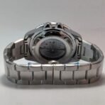 Luxury Green Dial Watch with Silver Strap - Image 3