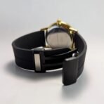 Men’s Gold Case Analog Wrist Watch - Image 4