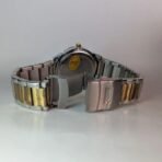 Men's Luxury Watch with Golden Dial & Golden Silver Straps - Image 4