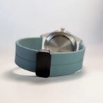 Men’s Watch with Dark Green Dial & Rubber Strap - Image 3
